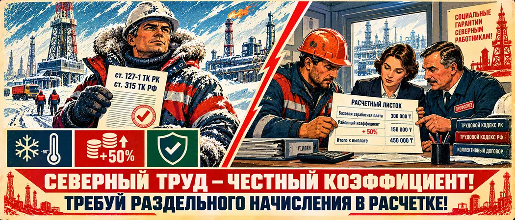 Севера и коэффициенты: как проверить расчет доплат и не потерять «районку» при смене объекта ❄️📈